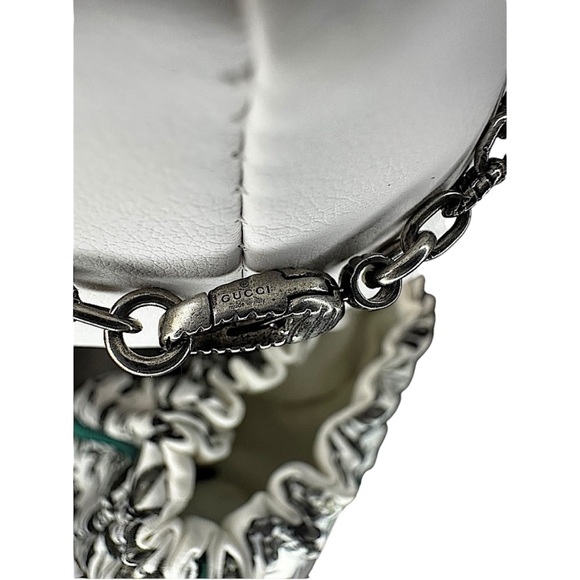 Gucci Interlocking GG Rope Sterling Silver Necklace Full Inclusion (NWOT) - Picture 7 of 10